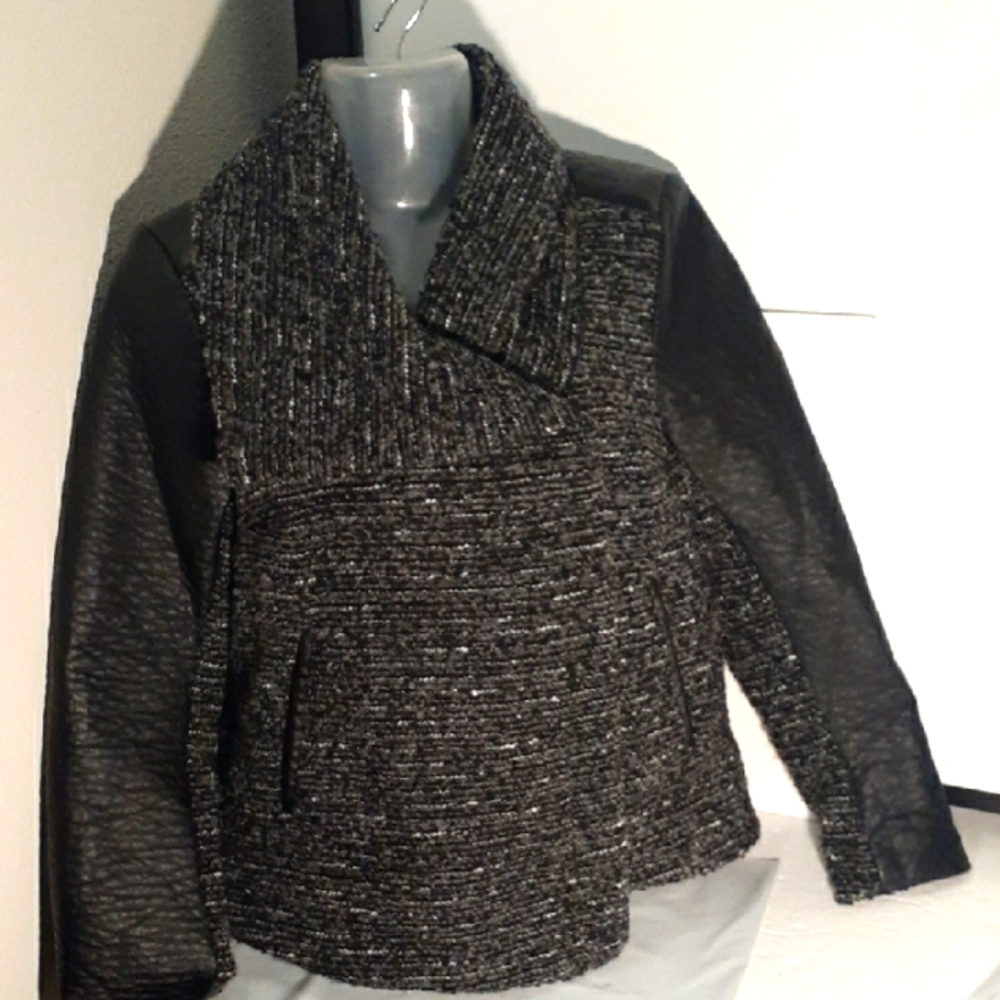 Women's Black and Gray H&M Jacket